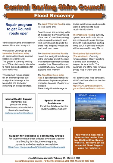 Flood Recovery Newsletter - February