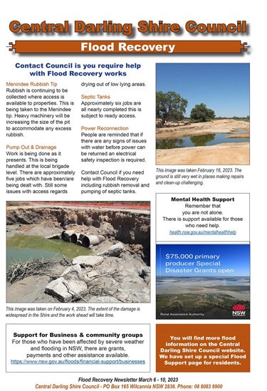 Flood Recovery Newsletter - March