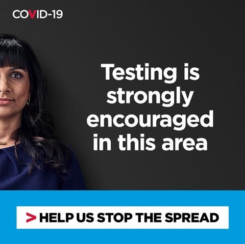 Get tested for COVID